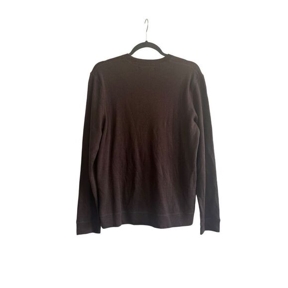 NWT Joseph Abboud Crewneck Long Sleeve Brown Sweatshirt Sweater Size S - Picture 2 of 9